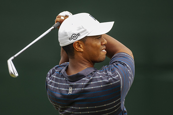 Tiger Woods backswing