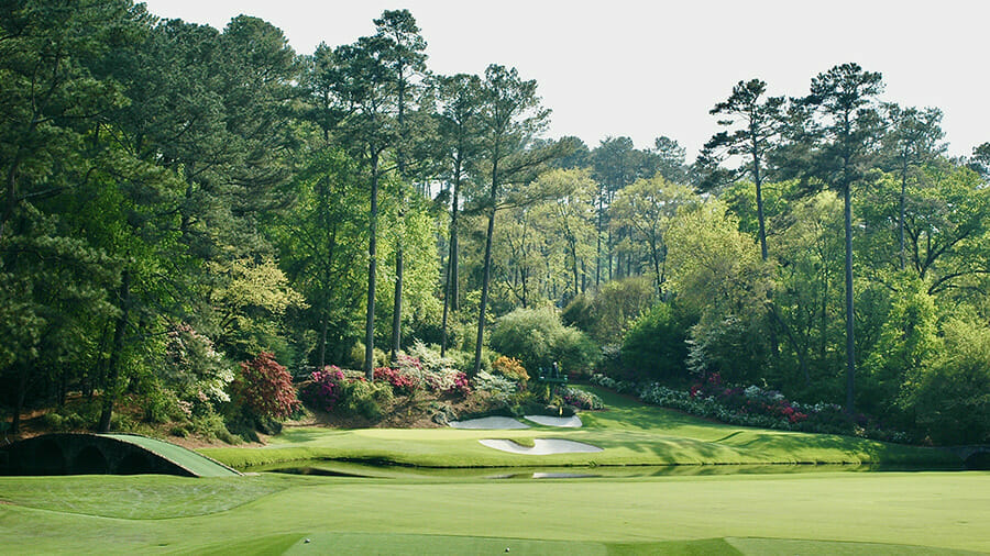 12th hole photo The par-3 12th hole at Augusta National Golf Club, named "Golden Bell."